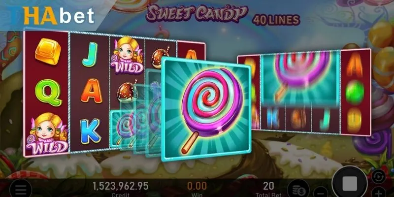 Tựa game Kẹo Ngọt được gợi ý trong top 5 Slot game đổi thưởng Thabet